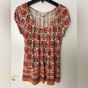 Michael Kors Paisley Print Women's Top